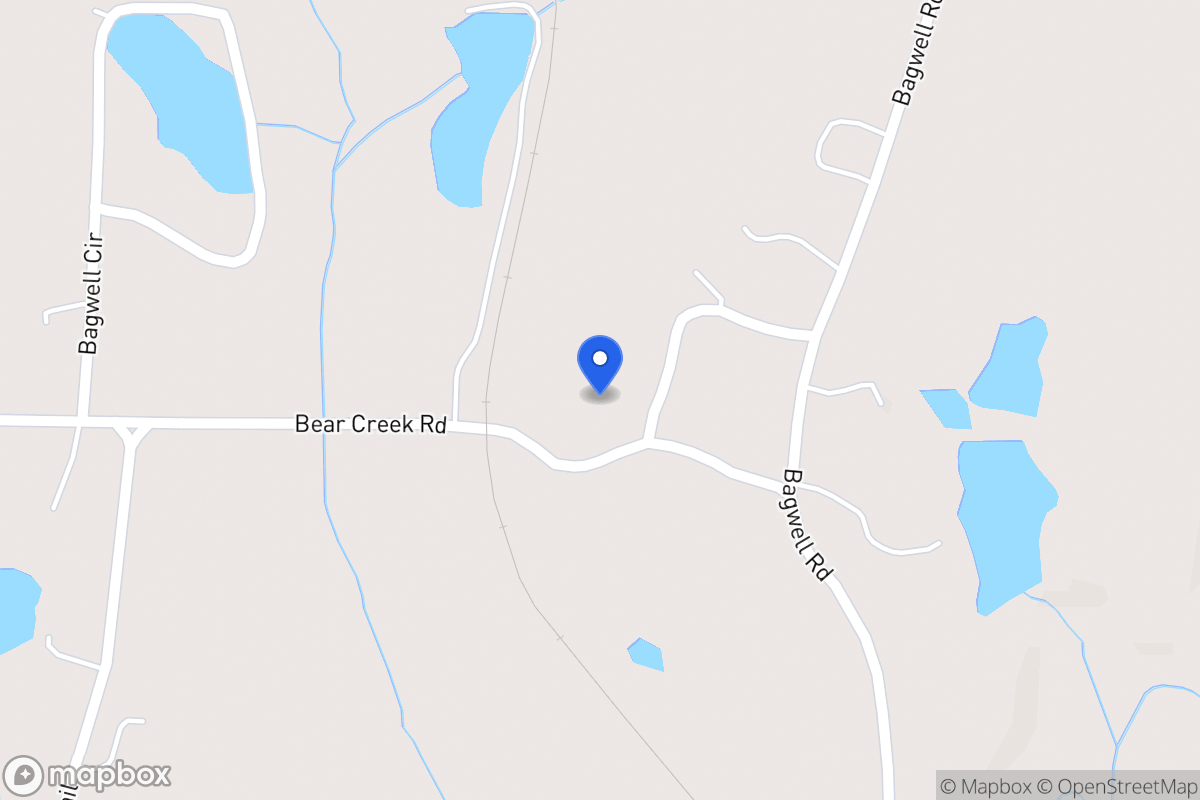 Map of 483 Bagwell Rd