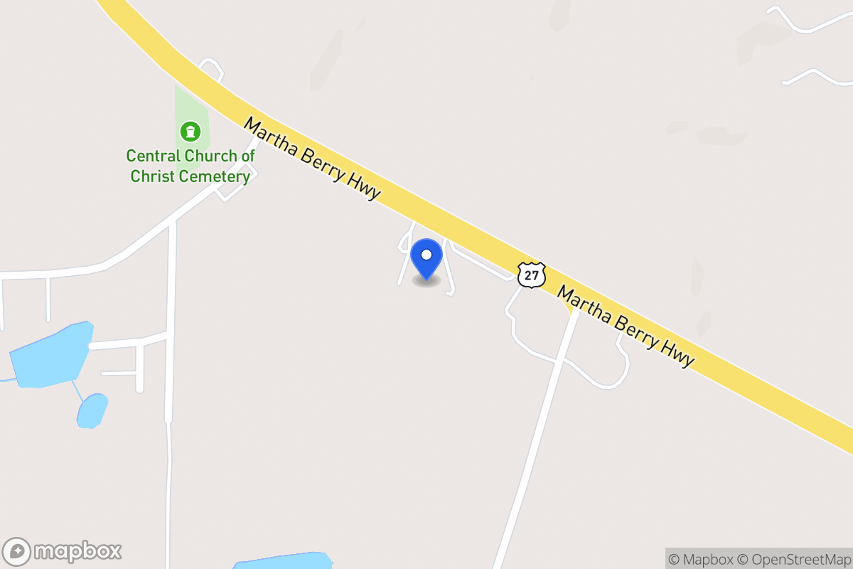Map of 2768 N 27 Hwy