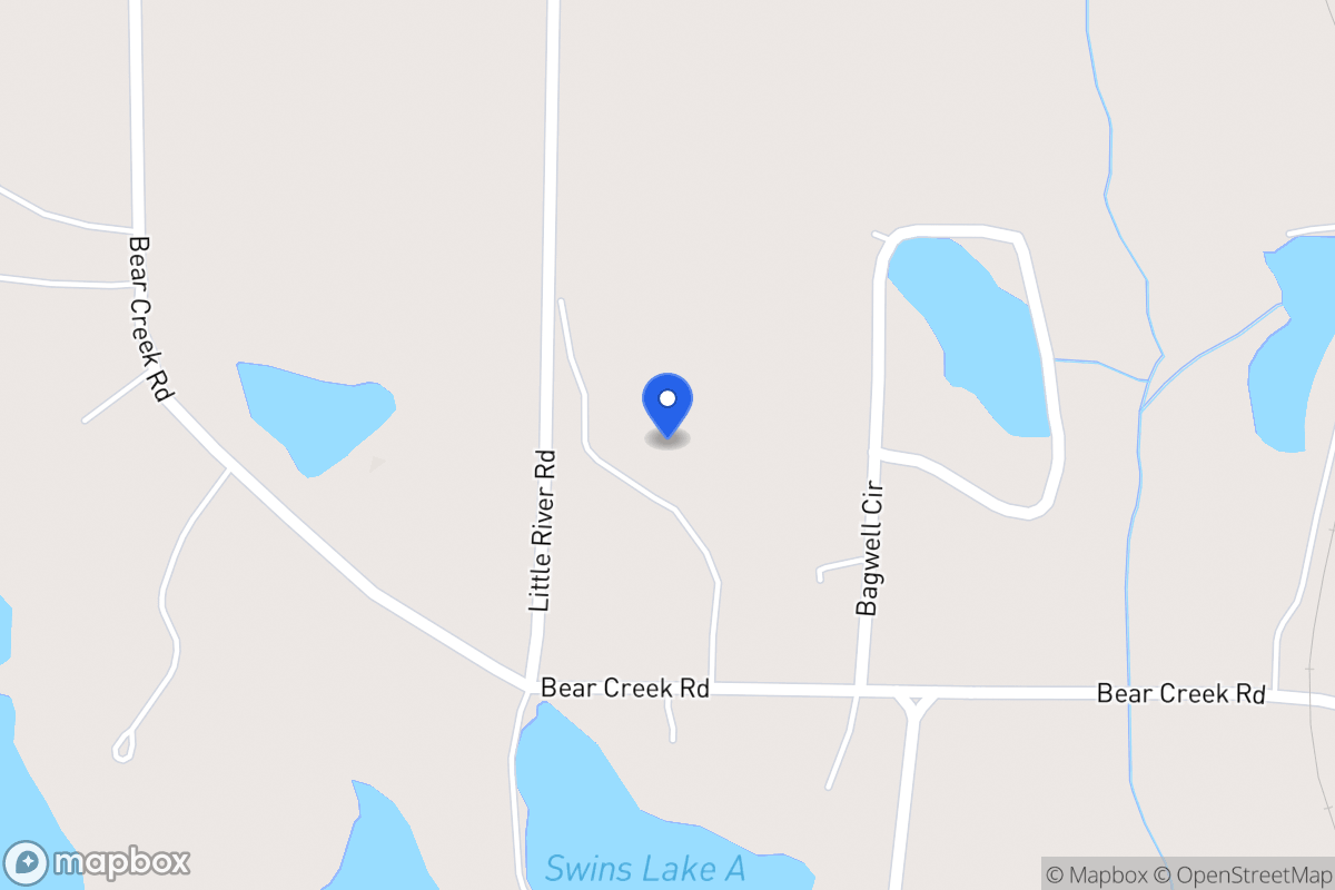 Map of 285 Bear Creek Rd