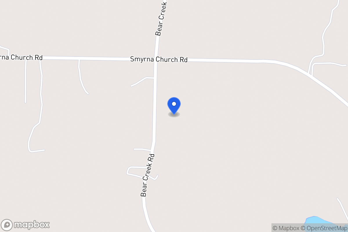 Map of 554 Smyrna Church Rd