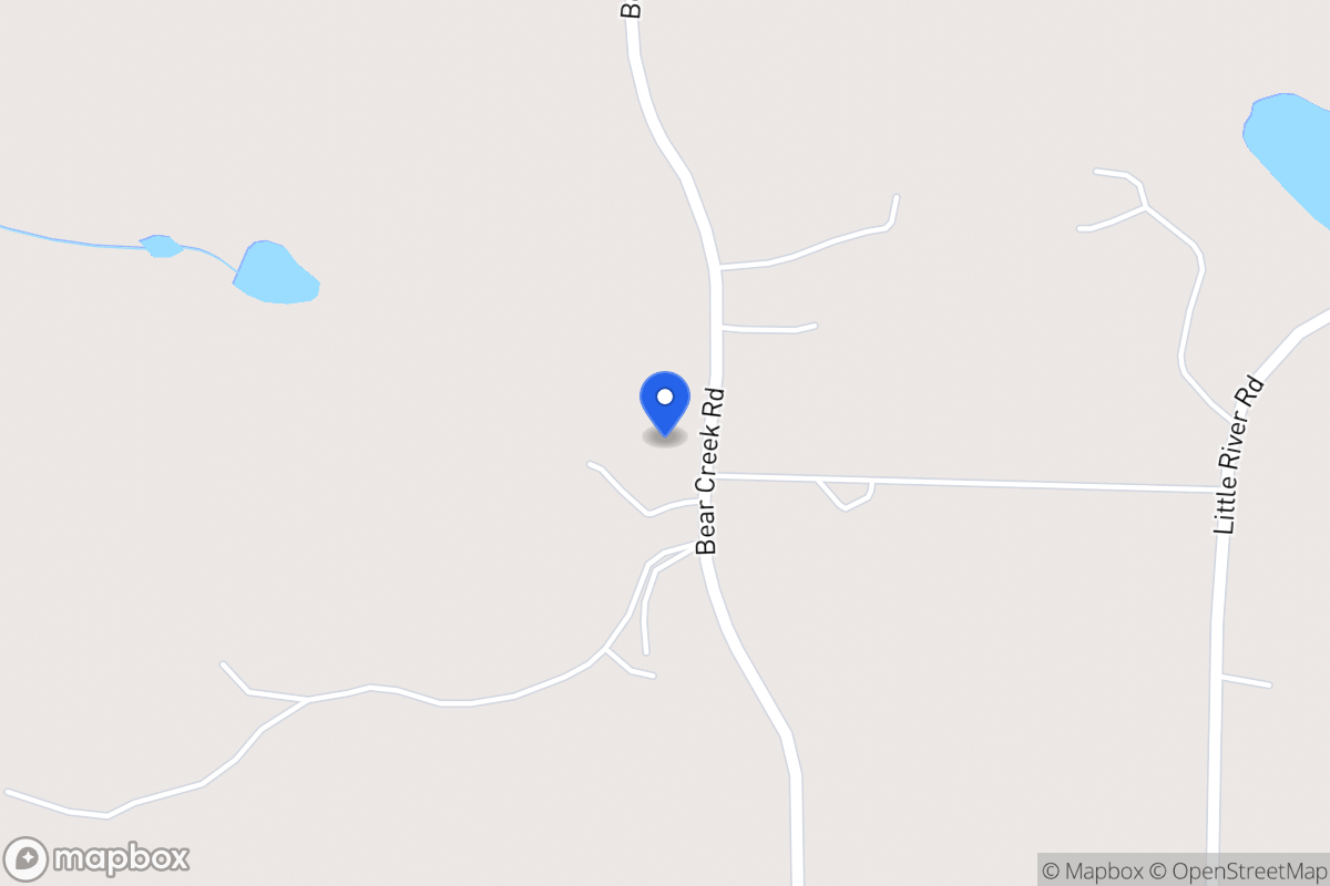 Map of 708 Bear Creek Rd