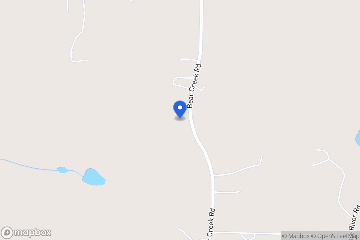 Map of 820 Bear Creek Rd