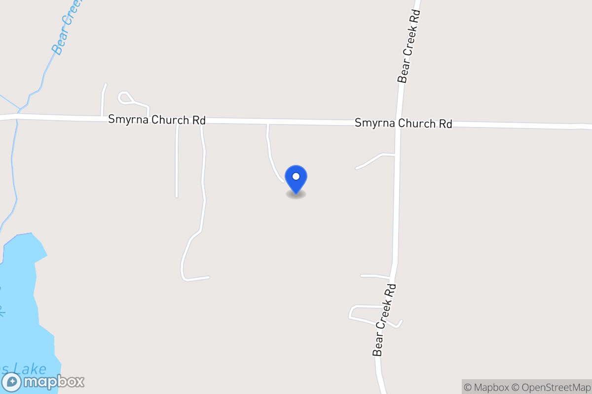 Map of 620 Smyrna Church Rd