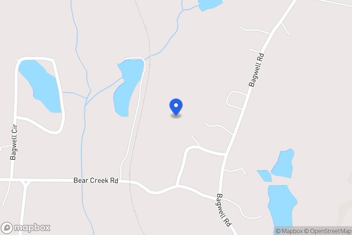 Map of 443 Bagwell Rd