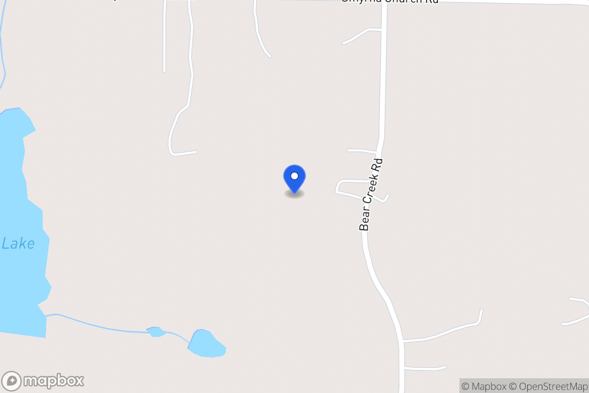Map of 848 Bear Creek Rd