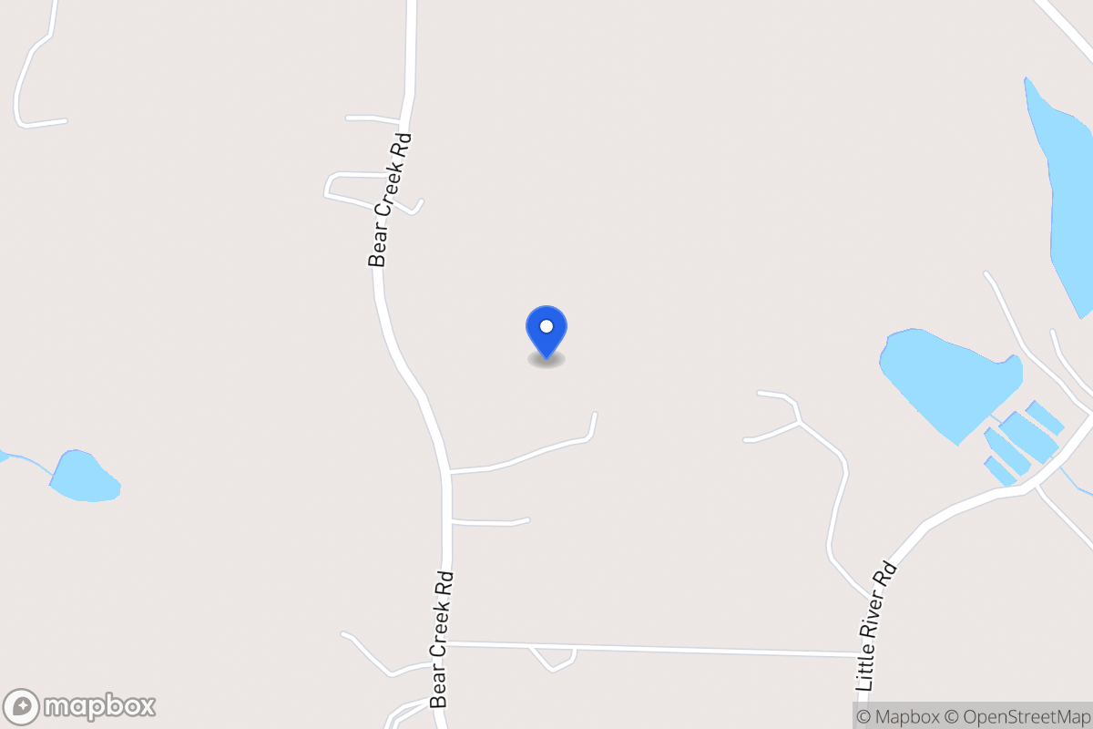 Map of 761 Bear Creek Rd