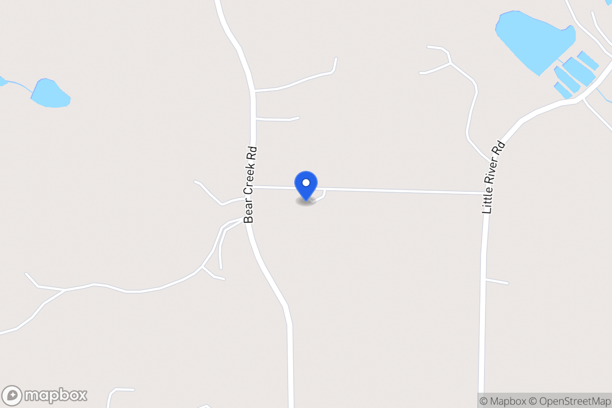 Map of 691 Bear Creek Rd