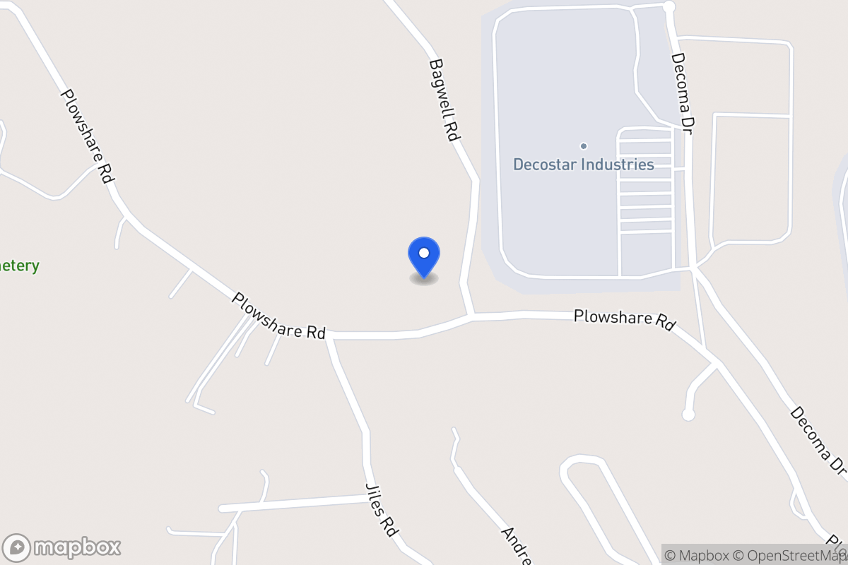 Map of 979 Bagwell Rd
