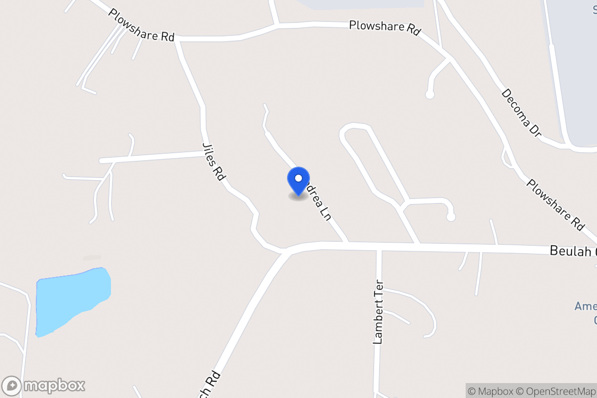 Map of 38 Andrea Ln