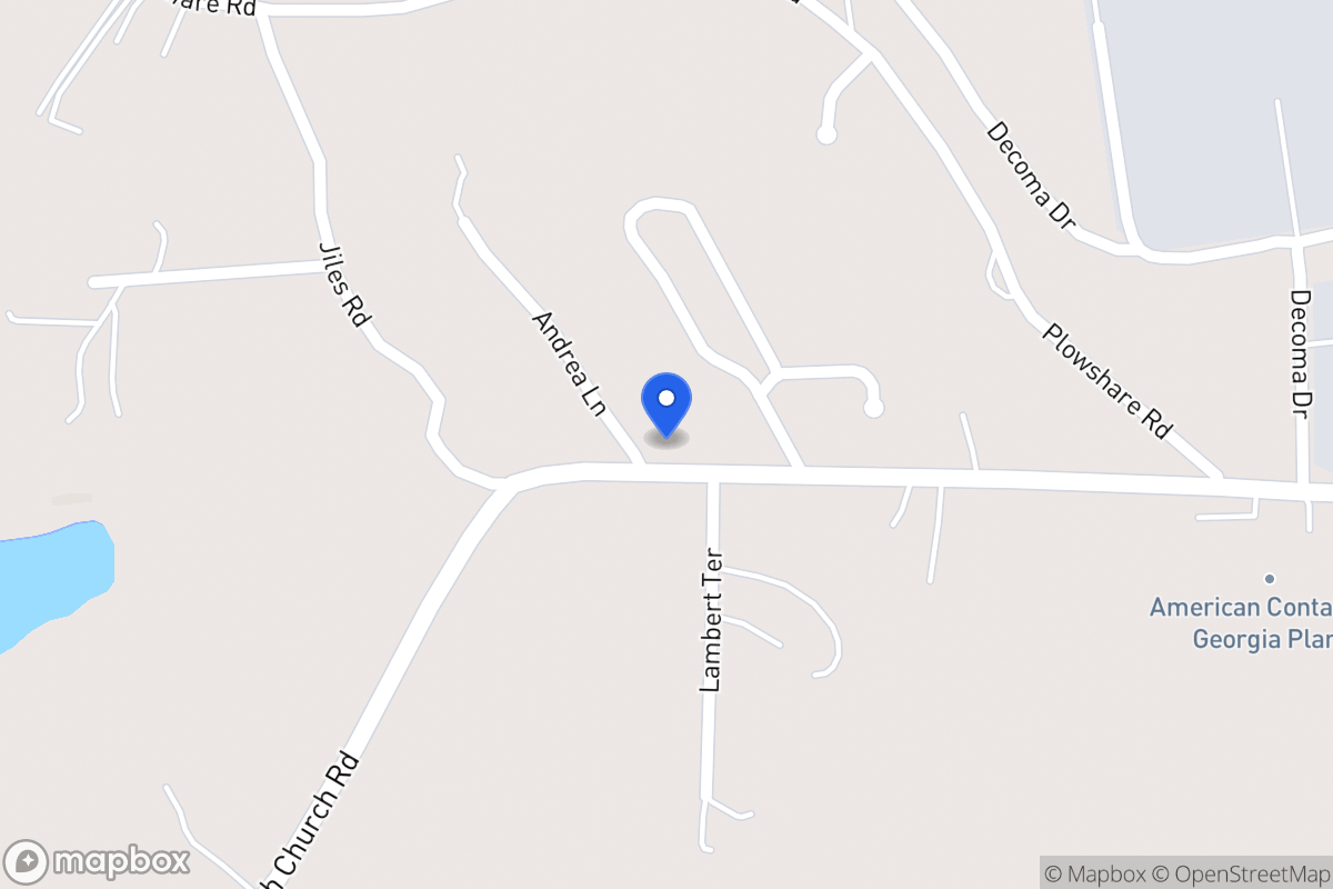 Map of 809 Beulah Church Rd