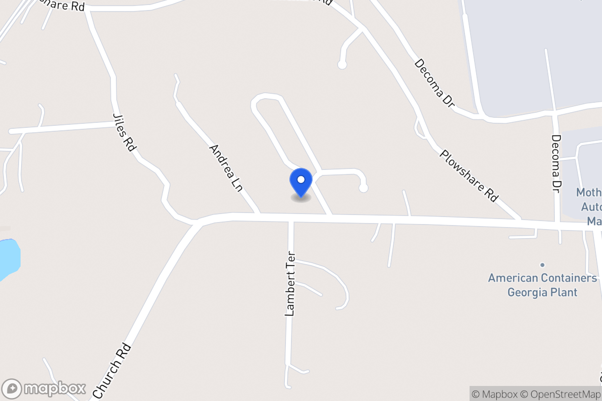 Map of 791 Beulah Church Rd