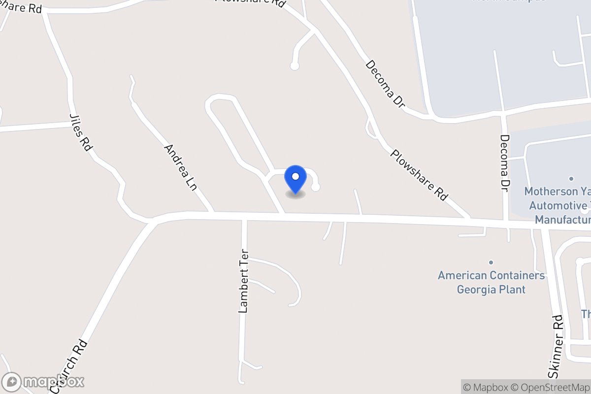 Map of Beulah Church Rd