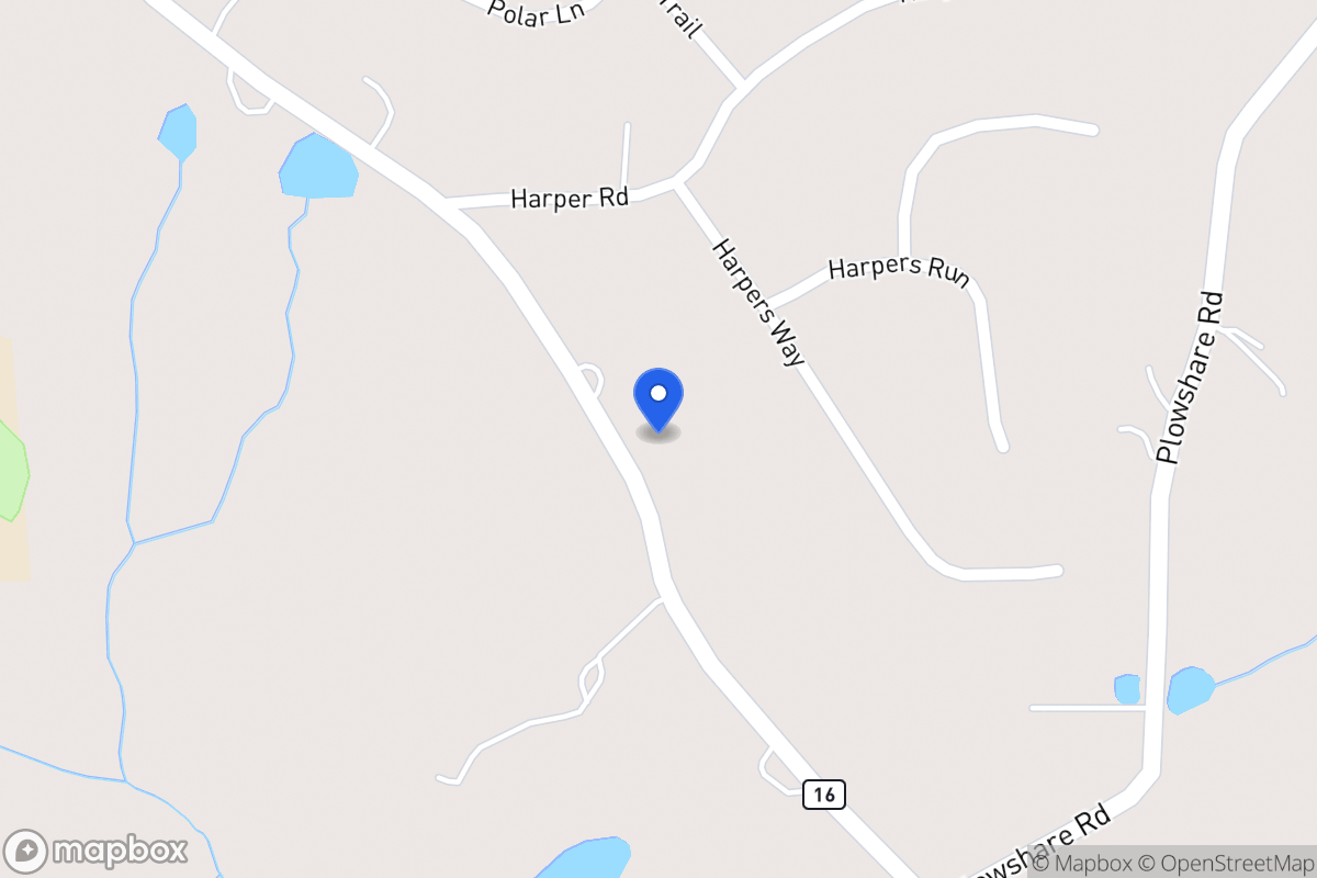 Map of 2405 Mt Zion Rd