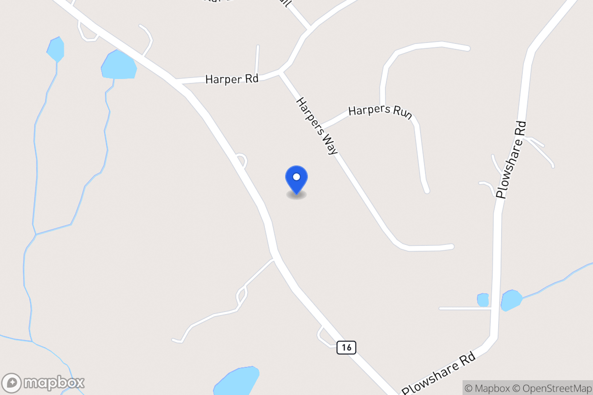 Map of 2385 Mt Zion Rd