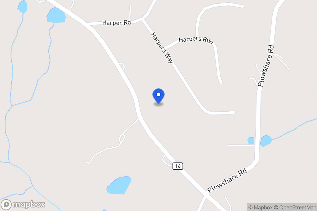 Map of 2371 Mt Zion Rd