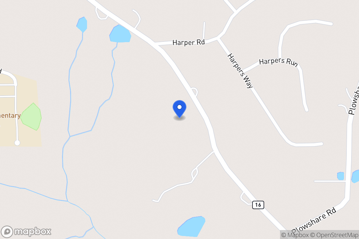 Map of 2444 Mt Zion Rd