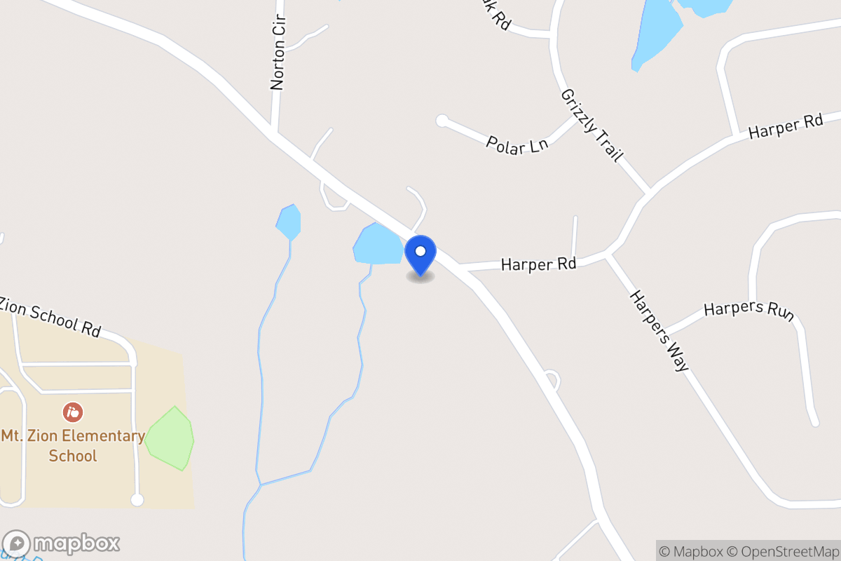 Map of 2512 Mt Zion Rd