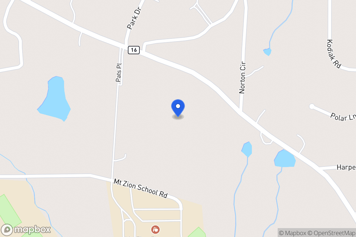 Map of 2704 Mt Zion Rd