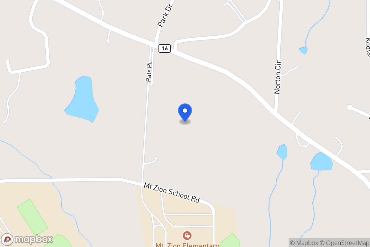 Map of 2750 Mt Zion Rd