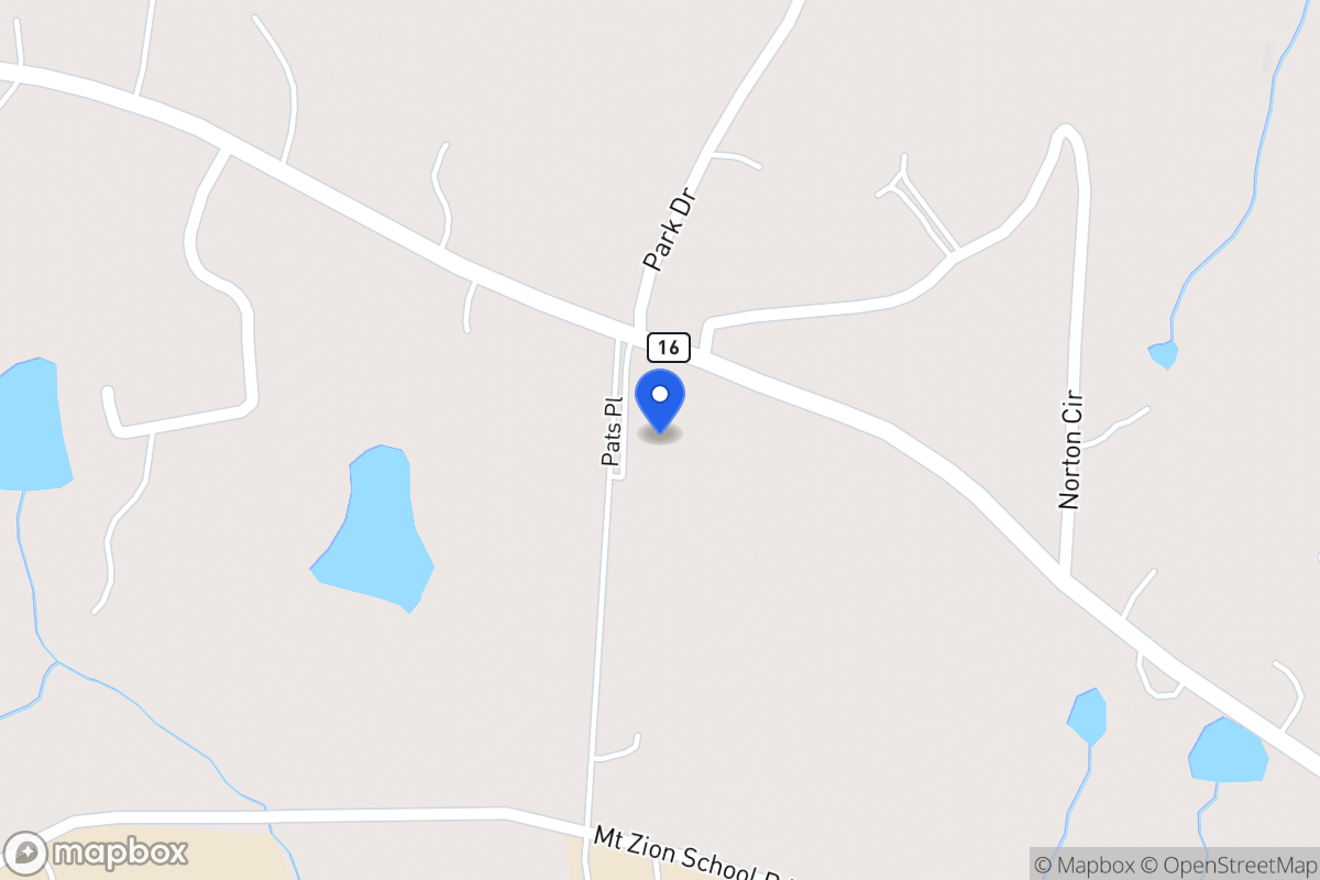 Map of 2770 Mt Zion Rd