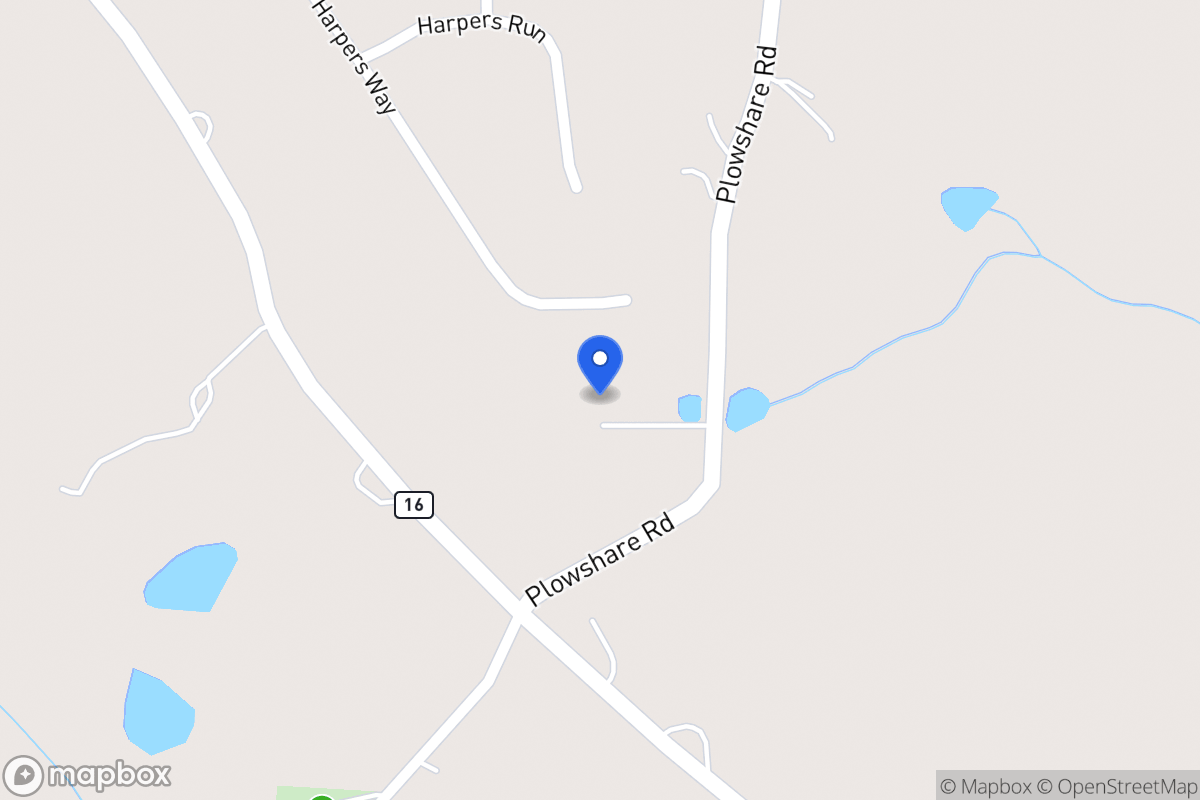 Map of 1233 Plowshare Rd