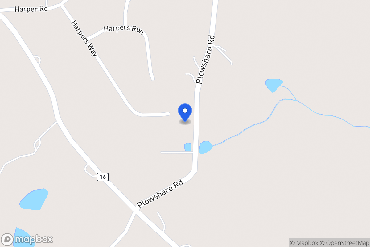 Map of 1195 Plowshare Rd