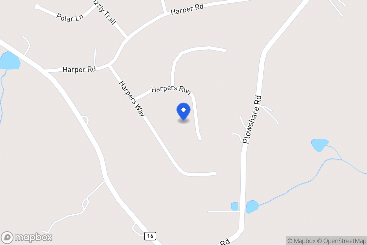 Map of 81 Harpers Run