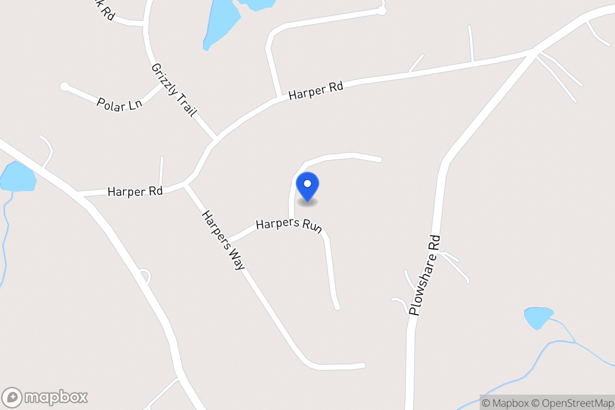 Map of 42 Harpers Run