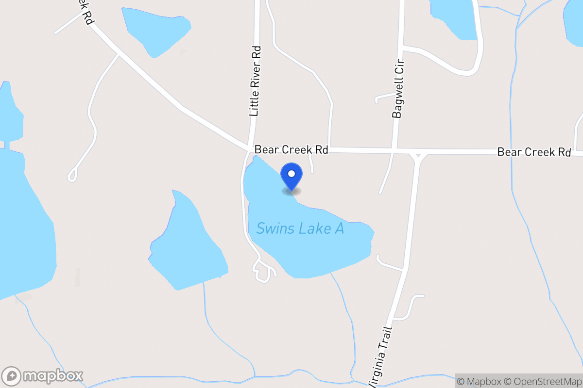 Map of 300 Bear Creek Rd