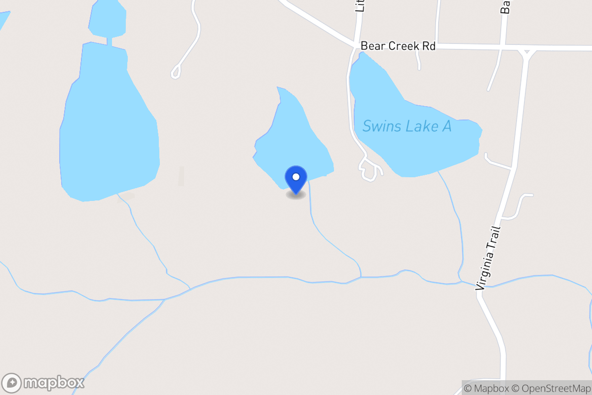 Map of 348 Bear Creek Rd