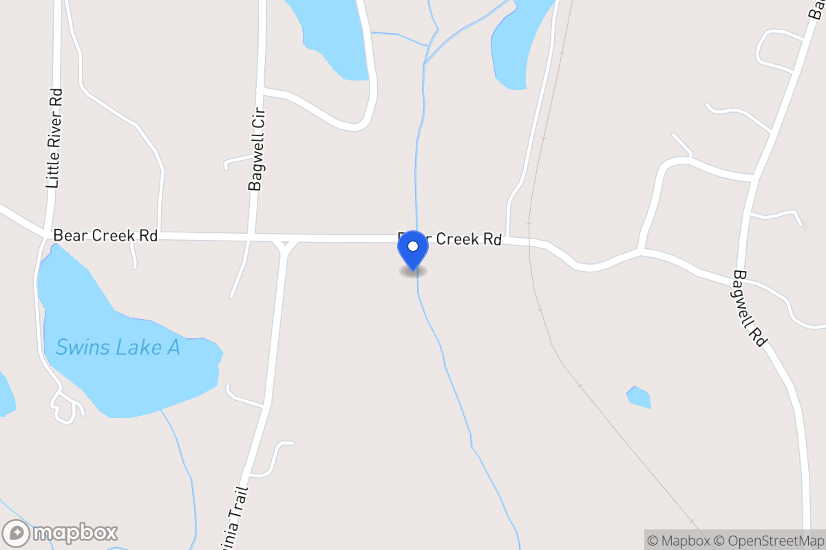 Map of 178 Bear Creek Rd