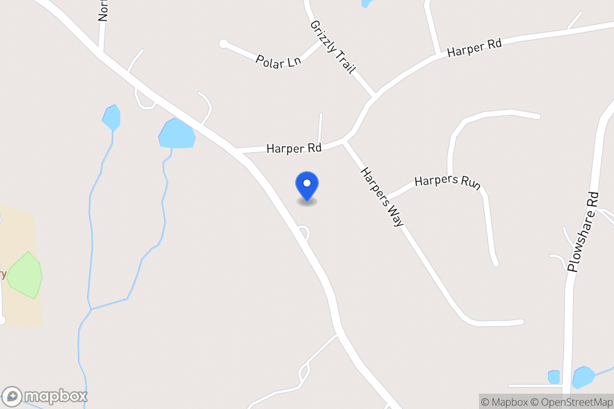 Map of 2455 Mt Zion Rd