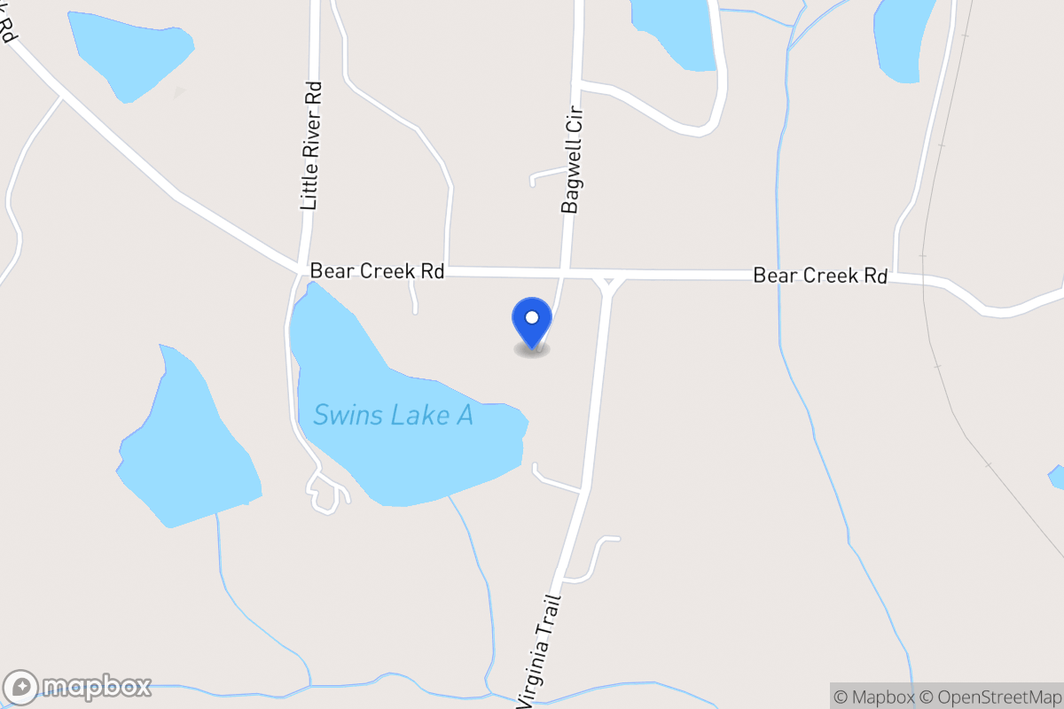 Map of 258 Bear Creek Rd