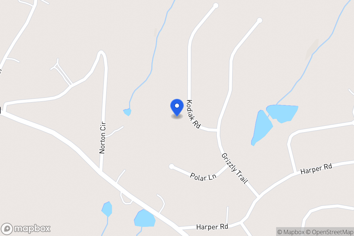 Map of 316 Kodiak Rd
