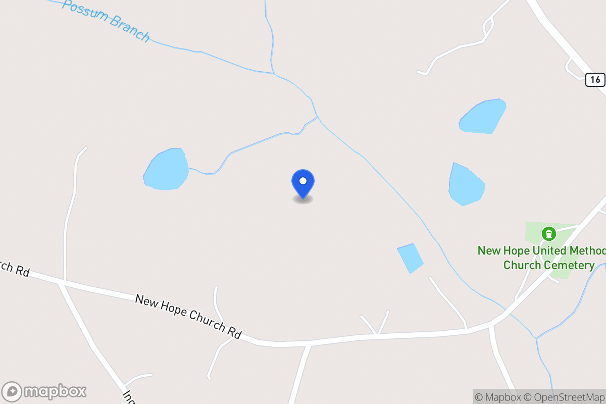 Map of 271 New Hope Church Rd