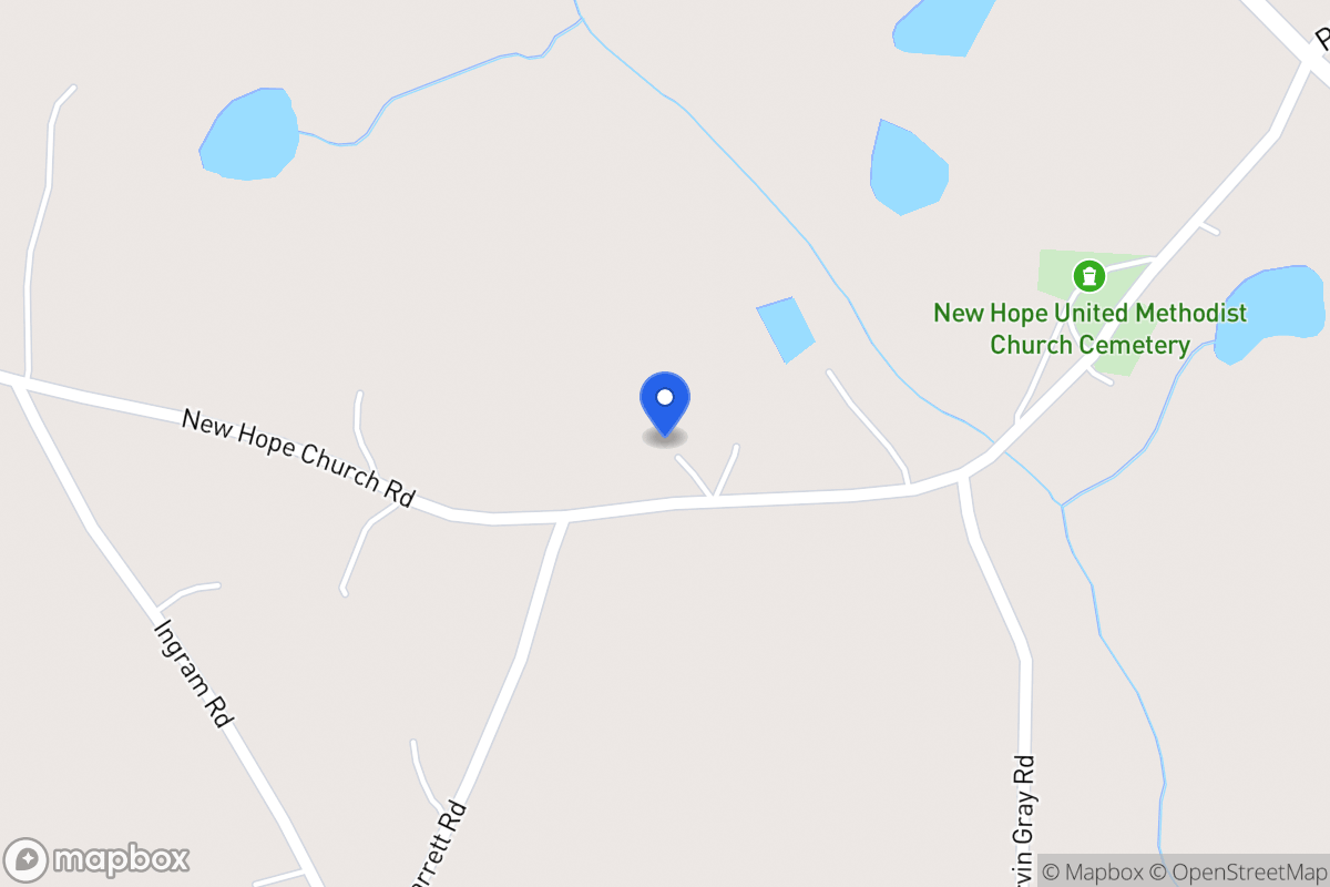 Map of 247 New Hope Church Rd