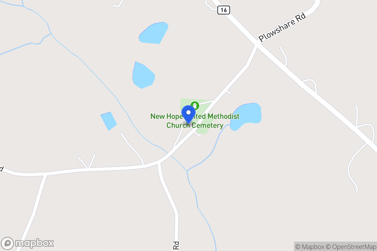 Map of 89 New Hope Church Rd