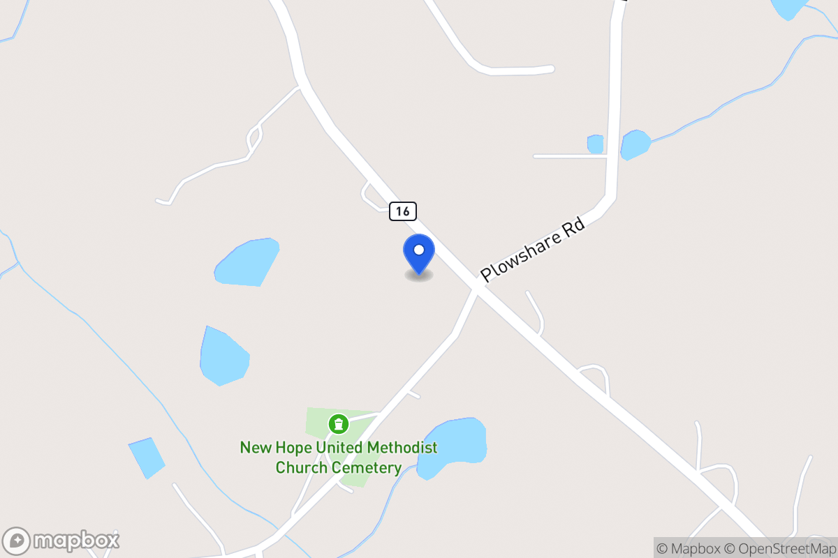 Map of 2258 Mt Zion Rd
