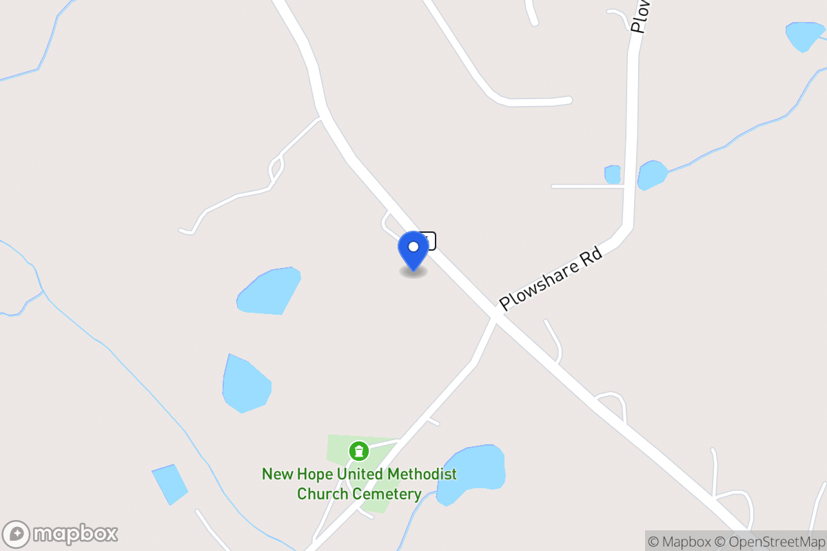 Map of 2276 Mt Zion Rd
