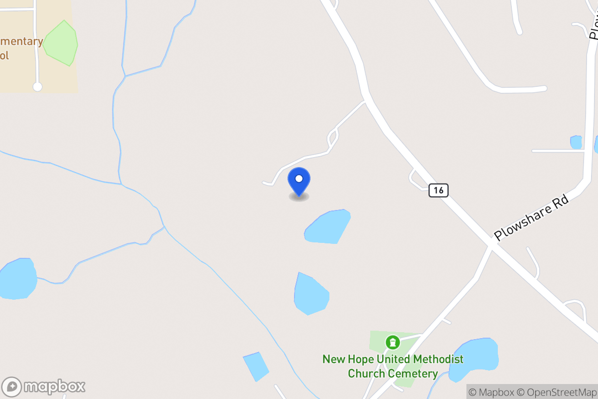 Map of 2368 Mt Zion Rd