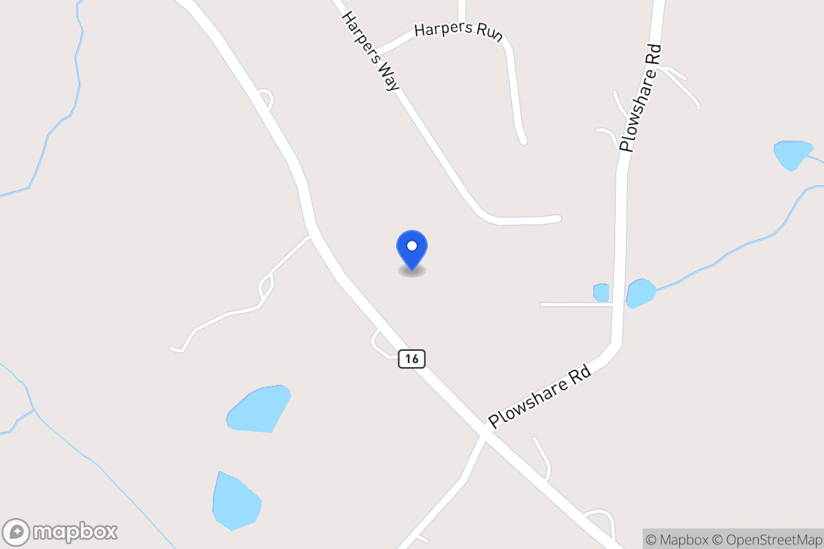 Map of 2327 Mt Zion Rd