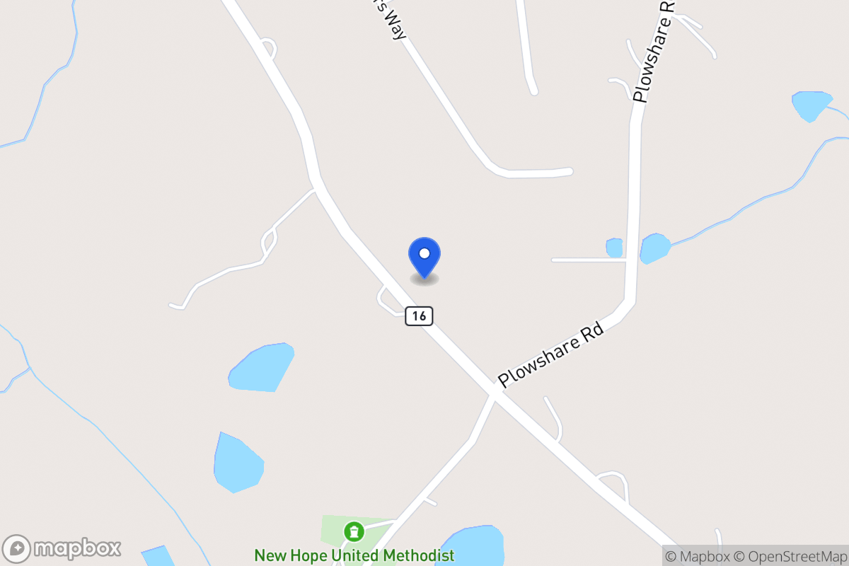 Map of 2299 Mt Zion Rd