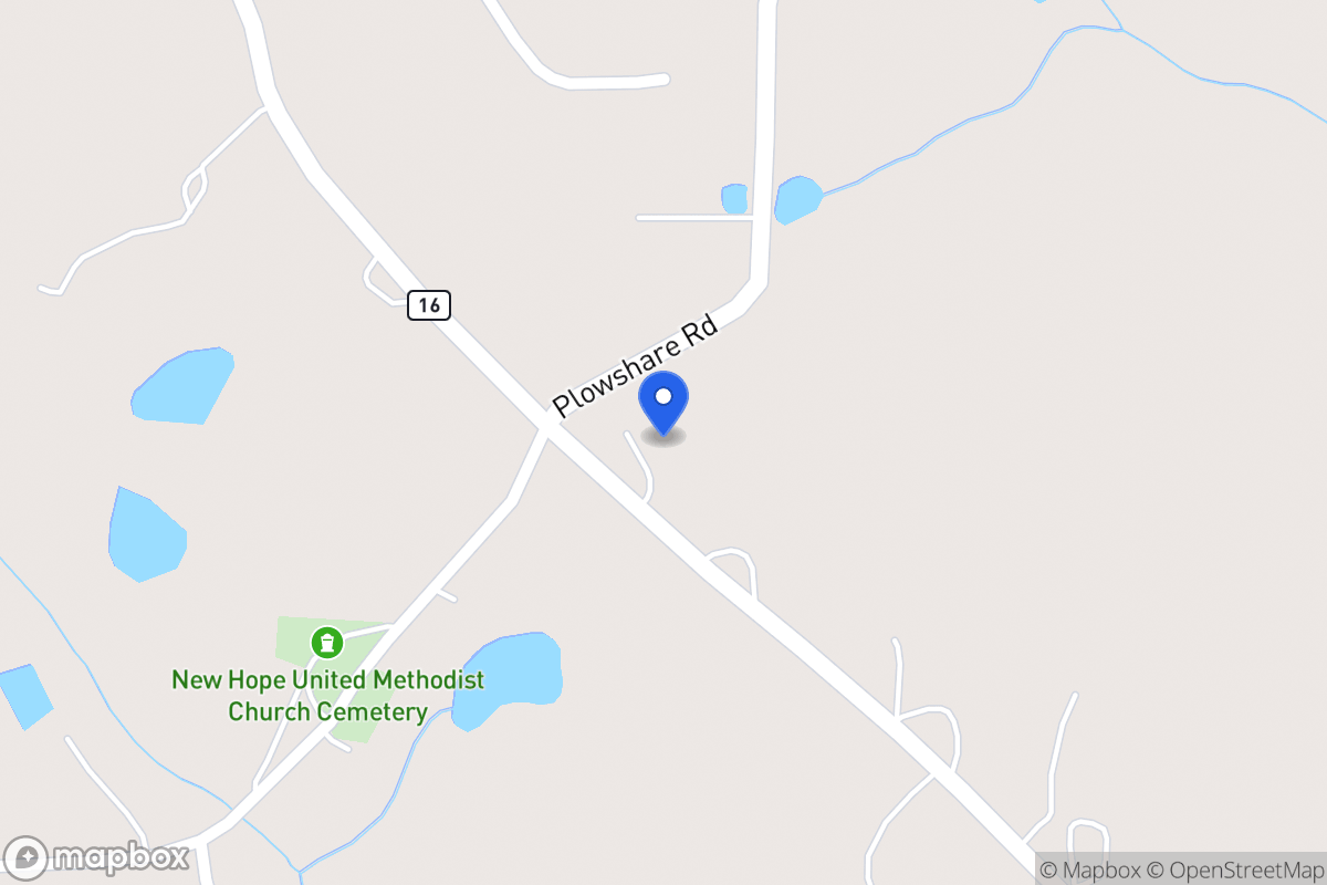 Map of 2231 Mt Zion Rd