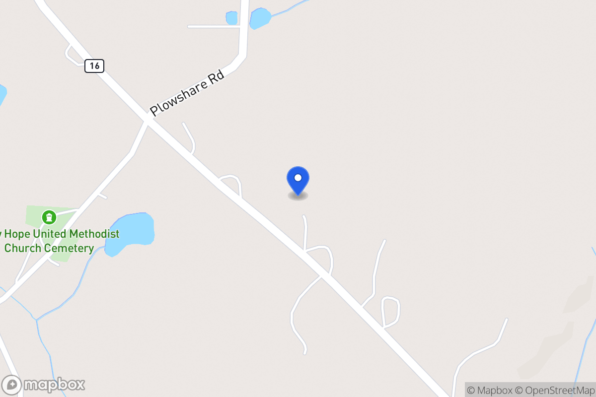 Map of 2123 Mt Zion Rd
