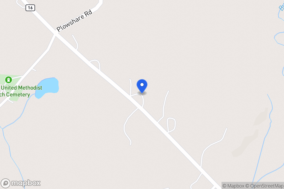 Map of 2097 Mt Zion Rd