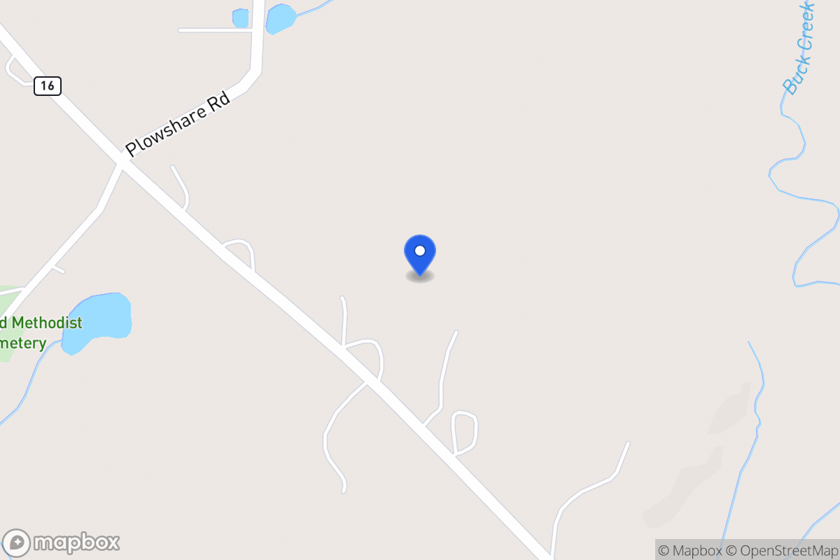 Map of 2071 Mt Zion Rd