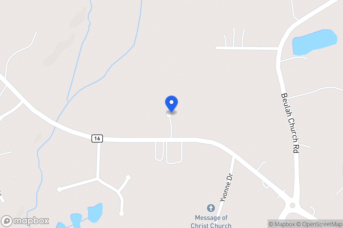 Map of 1753 Mt Zion Rd