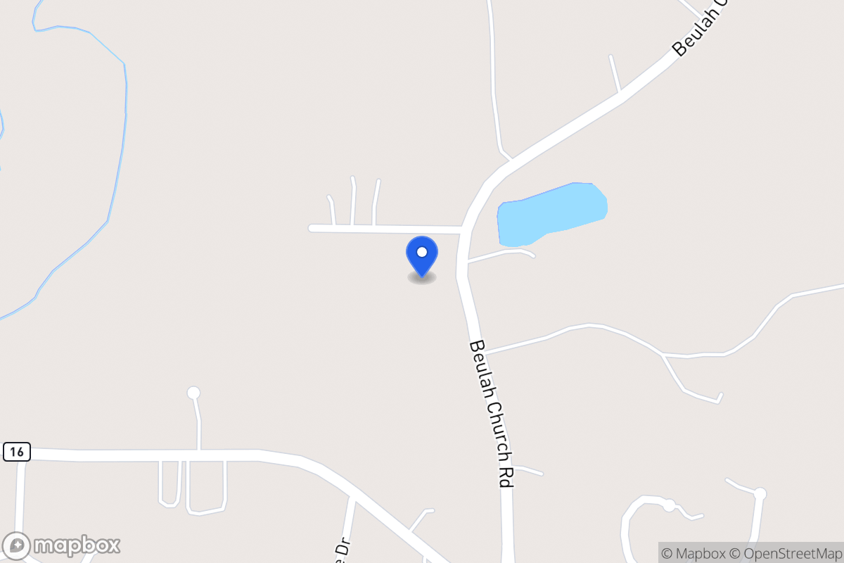 Map of 1173 Beulah Church Rd