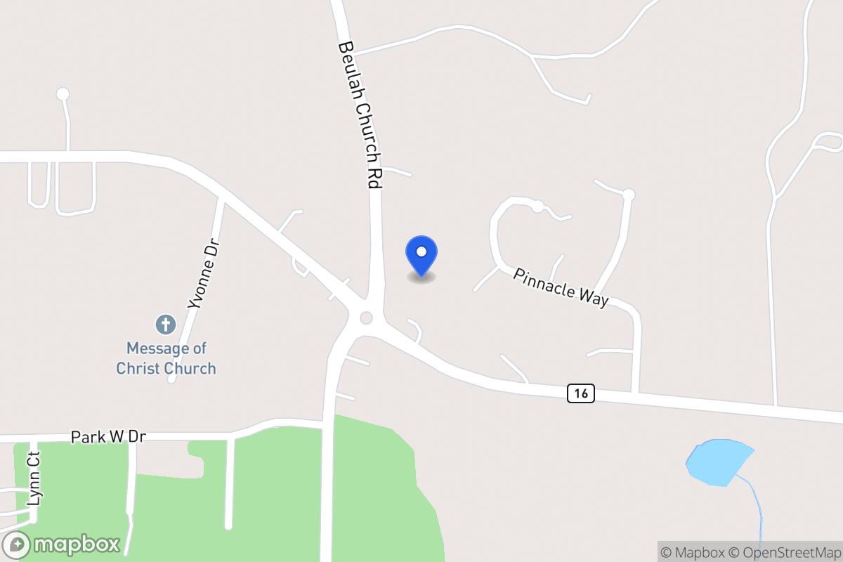 Map of 1575 Mt Zion Rd
