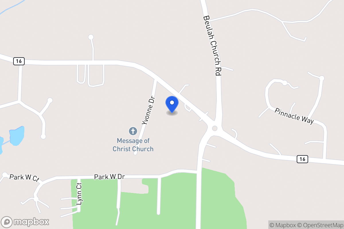 Map of 1636 Mt Zion Rd